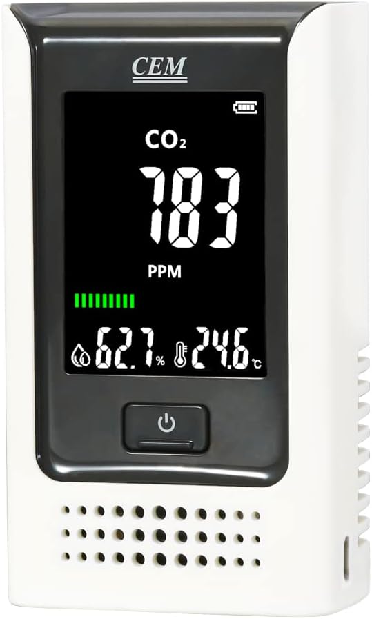 Budget CO2 monitor with temperature and humidity display