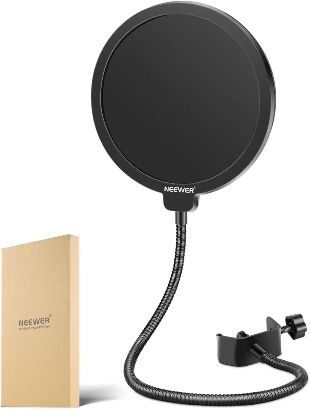 Microphone pop filter