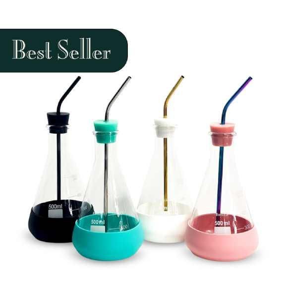 Science flask tumbler set