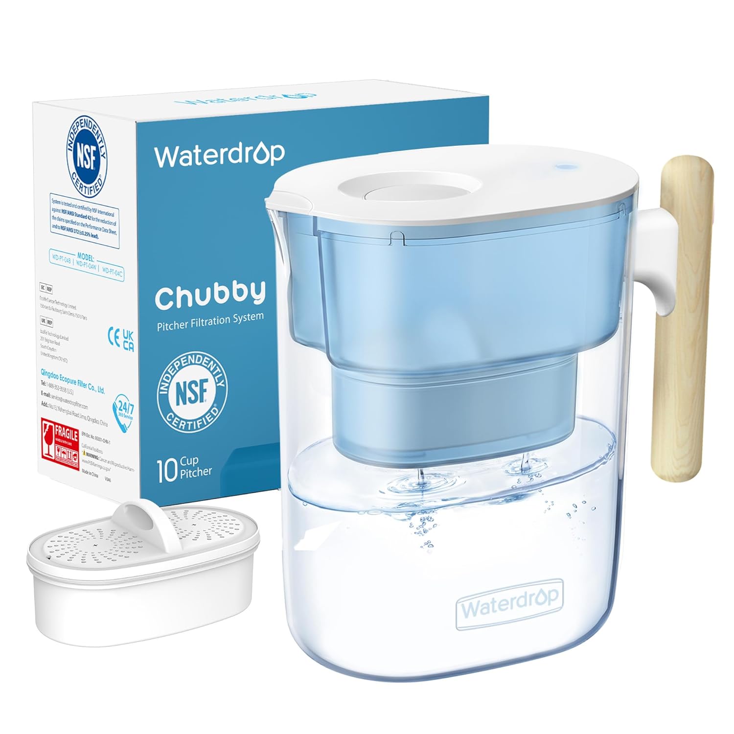 Waterdrop water filter pitcher